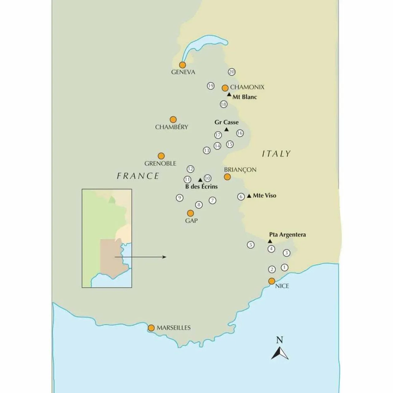 Cicerone 100 Hut Walks in the Alps