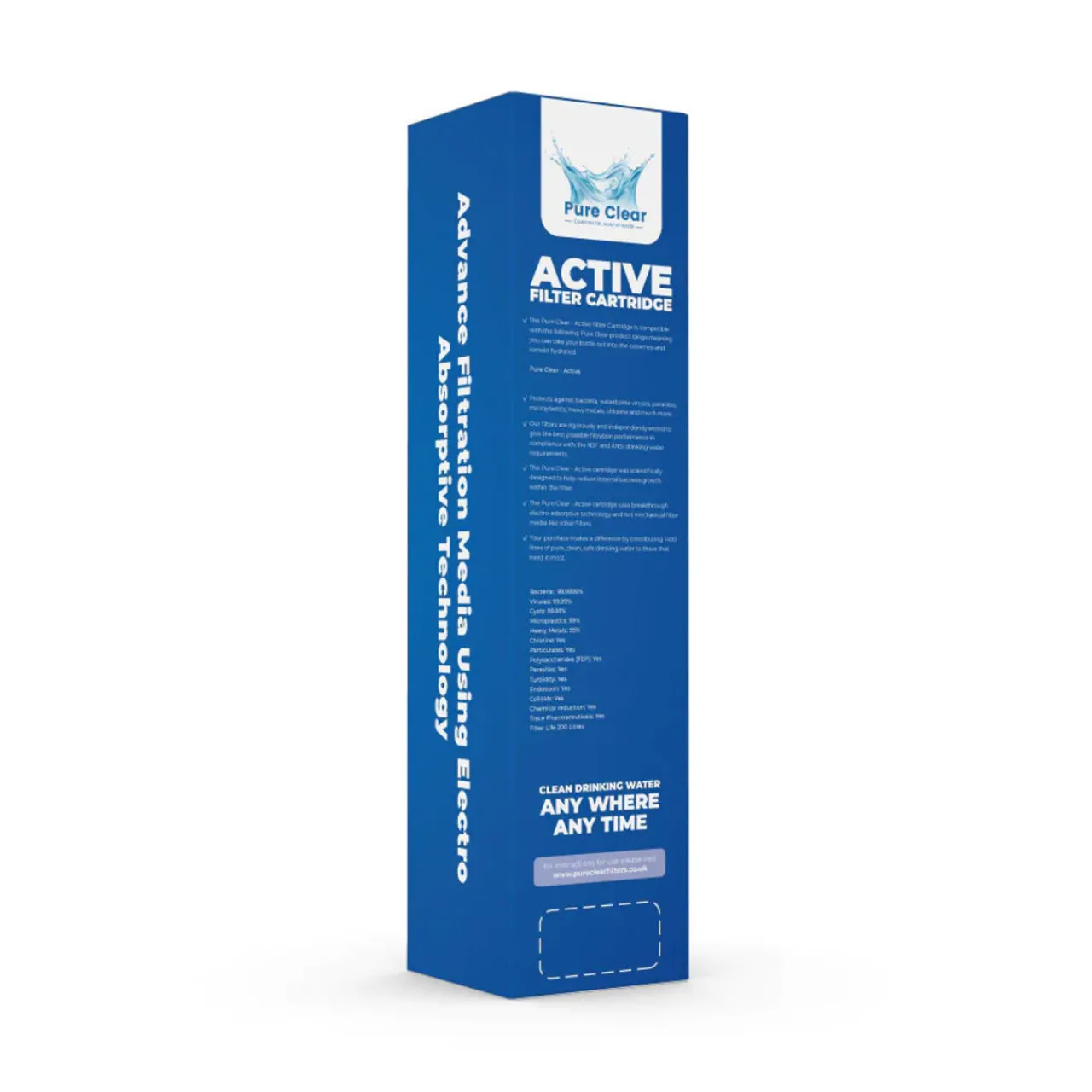 Pure Clear Active Filter Water Cartridge