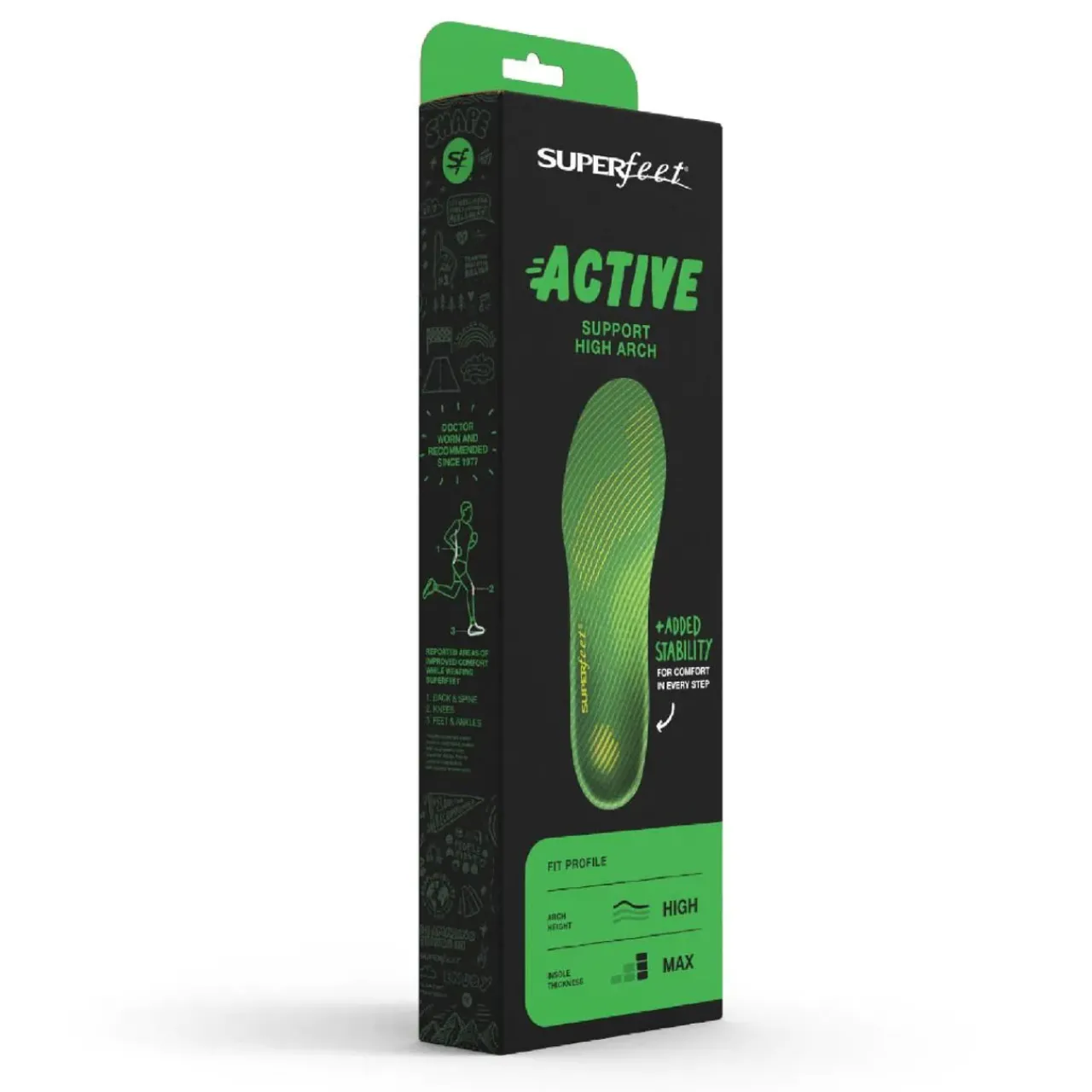 Superfeet Active Support High Arch Insoles