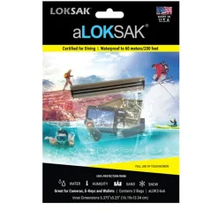 LokSak a 6 x 6 - Water/Air Tight bags - 2 pack