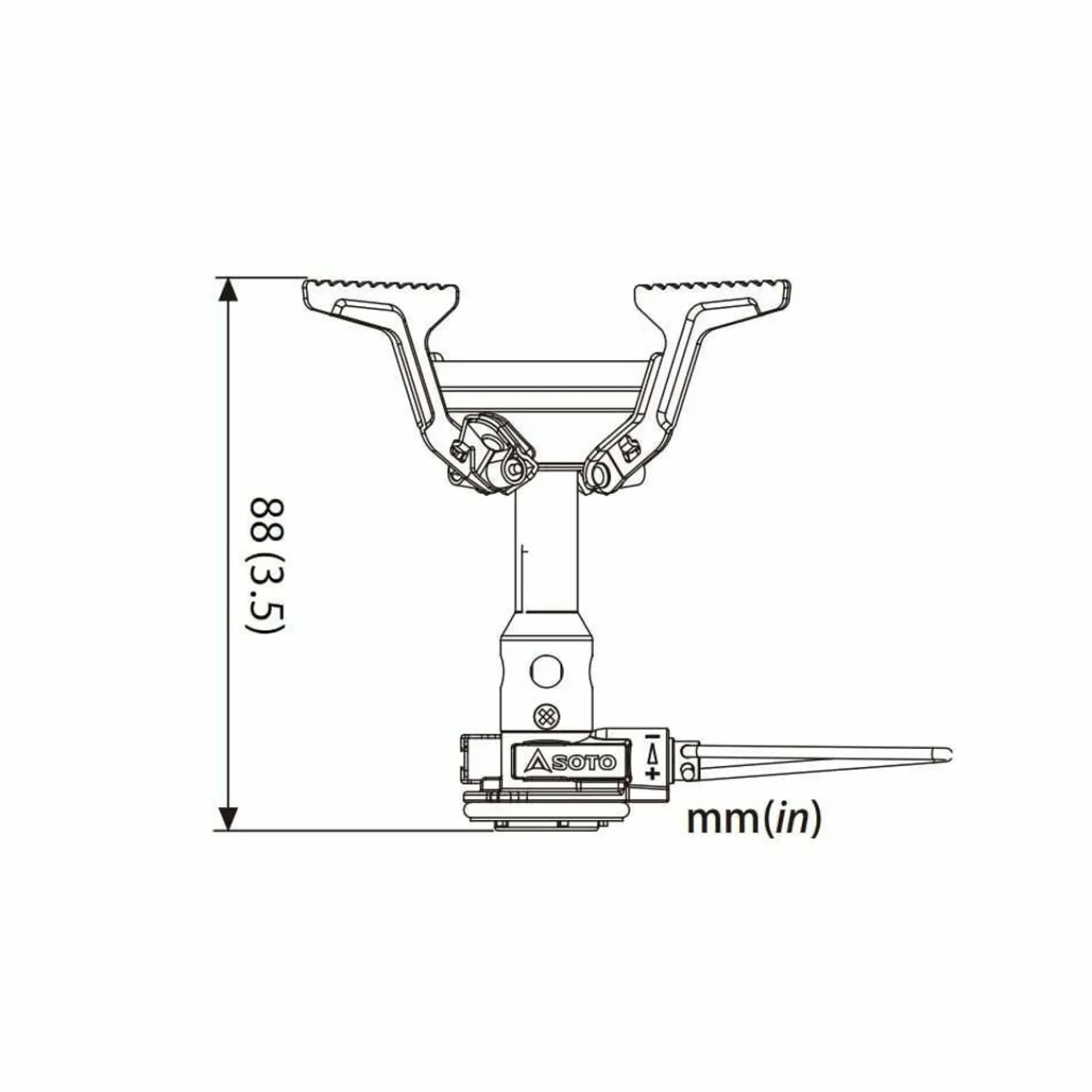 SOTO Amicus Stove with Stealth Igniter