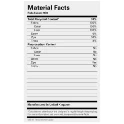 Rab Ascent 900 Down Sleeping Bag