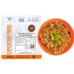 Expedition Foods Asian Noodles with Chicken and Mixed Vegetables (Single Serving)