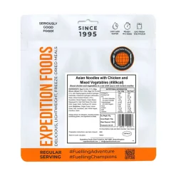 Expedition Foods Asian Noodles with Chicken and Mixed Vegetables (Single Serving)