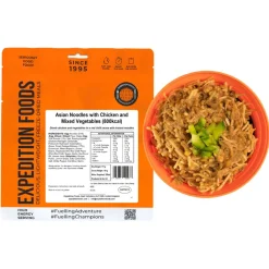 Expedition Foods Asian Noodles with Chicken and Mixed Vegetables (High Energy Serving)