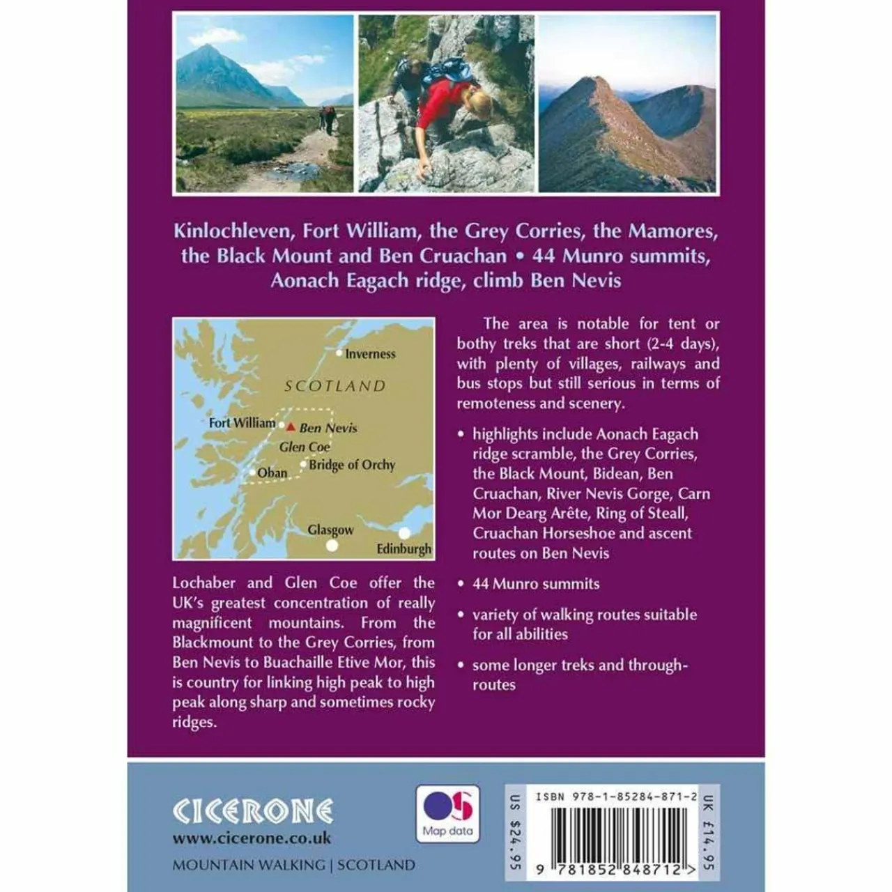 Harvey Maps Ben Nevis and Glen Coe