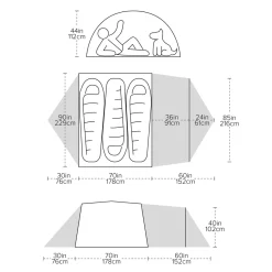 Big Agnes Blacktail 3 Hotel Tent
