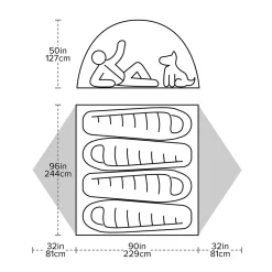 Big Agnes Blacktail 4 Tent