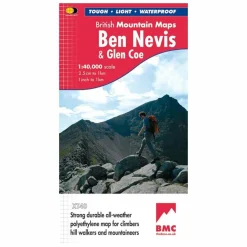 Cicerone British Mountain Map - Ben Nevis & Glen Coe