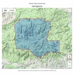 Harvey Maps British Mountain Map - Cairngorms & Lochnagar
