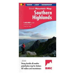 Harvey Maps British Mountain Map - Southern Highlands