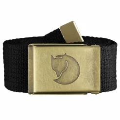 Women Fjallraven Canvas Brass Belt 4cm