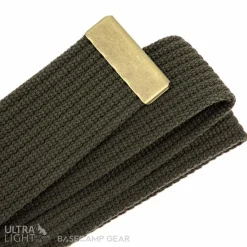 Women Fjallraven Canvas Brass Belt 4cm