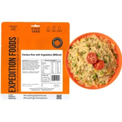 Expedition Foods Chicken Rice with Vegetables (High Energy Serving)