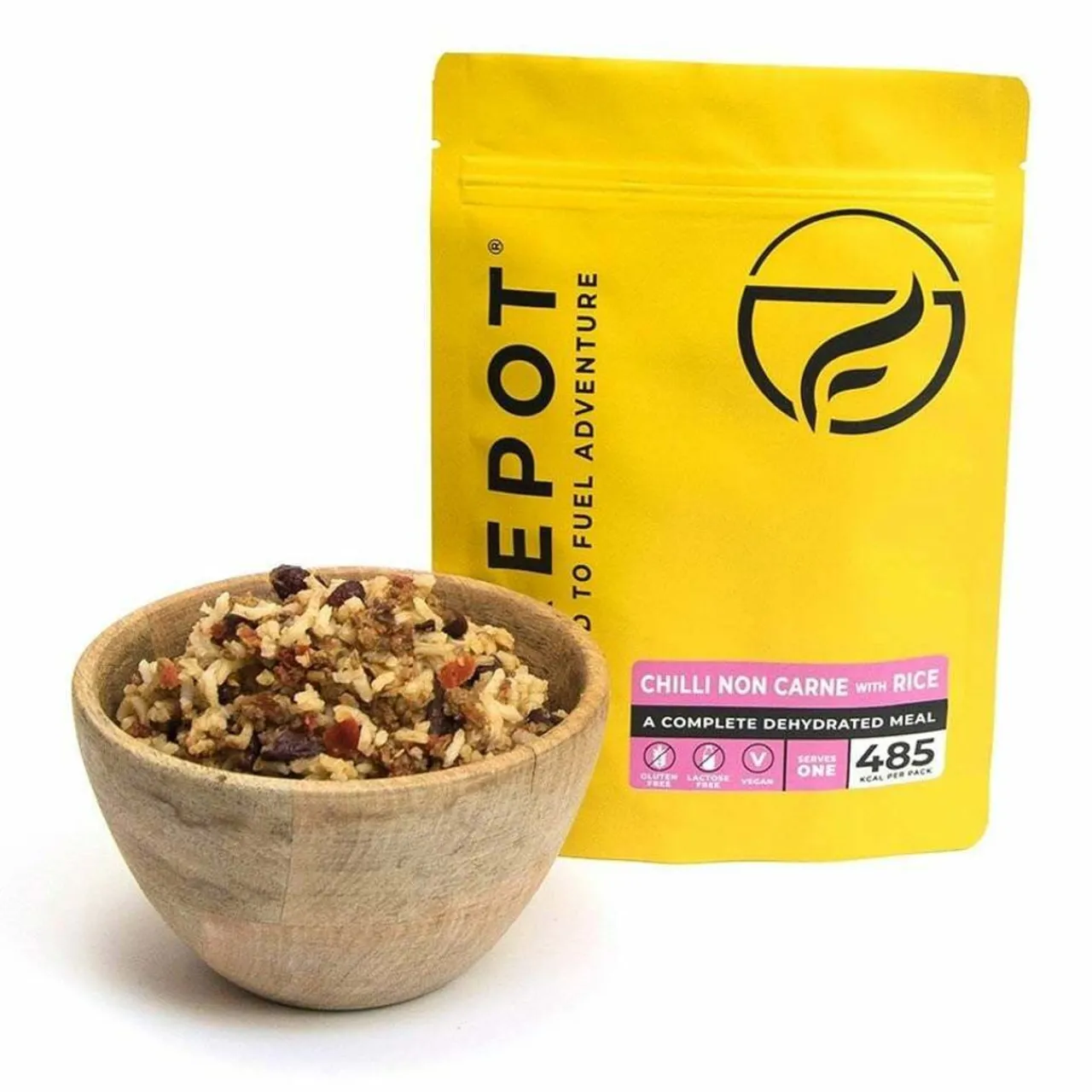 Firepot Chilli Non Carne with Rice (Reg Serving)