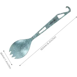 Snow Peak Coloured Titanium Bottle Opener Spork