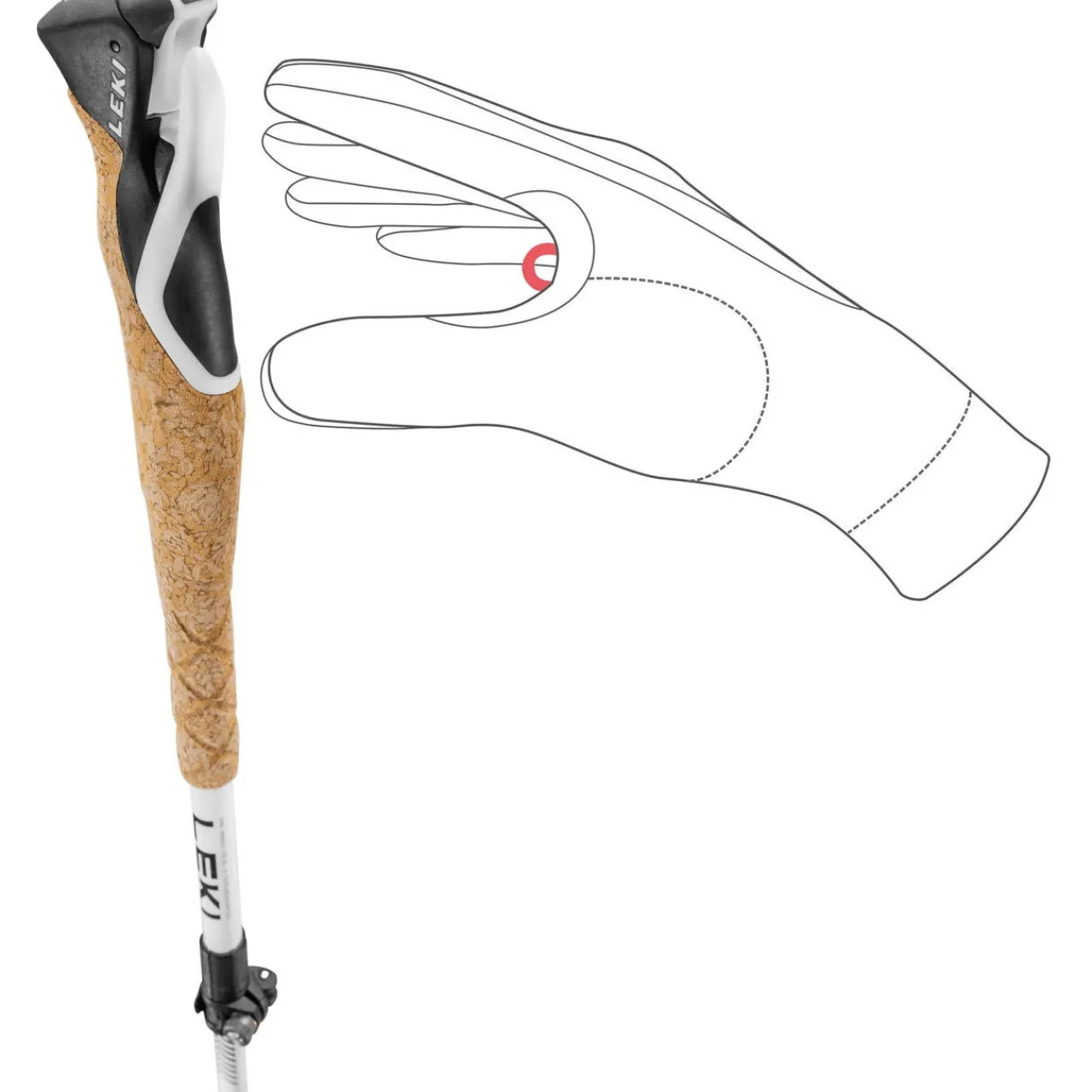 LEKI Cross Trail FX Superlite Compact Poles