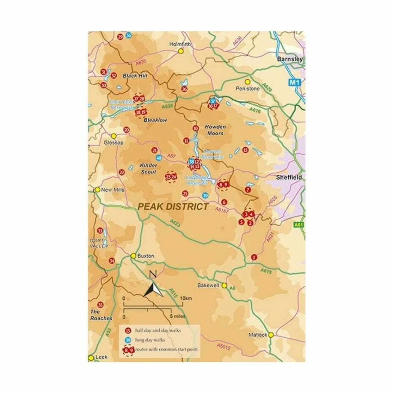 Harvey Maps Dark Peak Walks