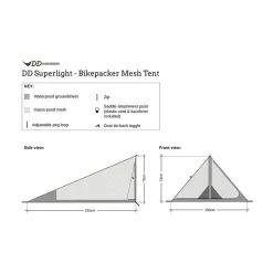 DD Hammocks DD SuperLight Bikepacker Mesh Tent