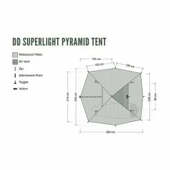 DD Hammocks DD Superlight Pyramid Tent