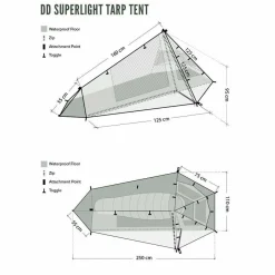 DD Hammocks DD Superlight Tarp Tent