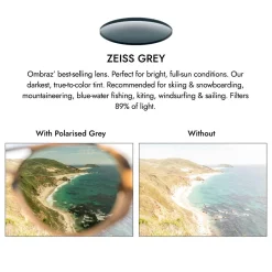 Ombraz Dolomite Polarised Armless Sunglasses