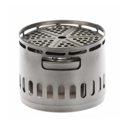 Evernew EBY255 Titanium Alcohol Stove DX Set (Ti DX Stand & Stove)