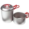 TOAKS ECA-278R Titanium Solo Pot Set (400ml & 750ml)