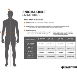 Enlightened Equipment Enigma 950FP 30F Down Quilt with Draft Collar