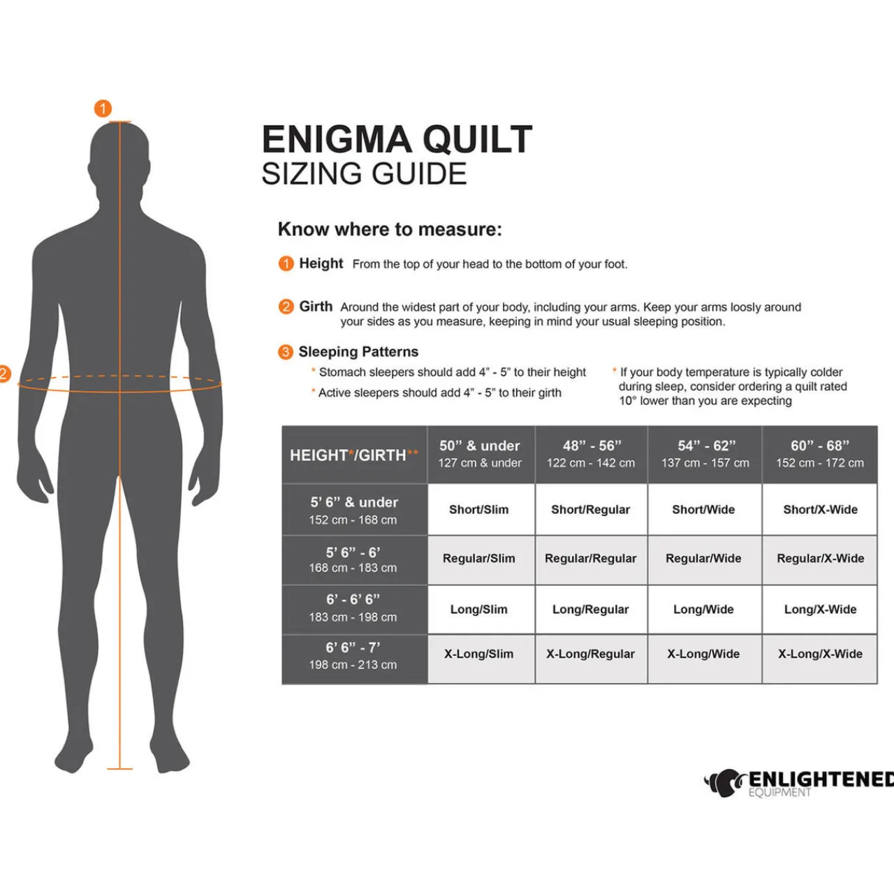 Enlightened Equipment Enigma 950FP 20F Down Quilt with Draft Collar