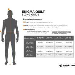 Enlightened Equipment Enigma 850FP 10F Down Quilt with Draft Collar