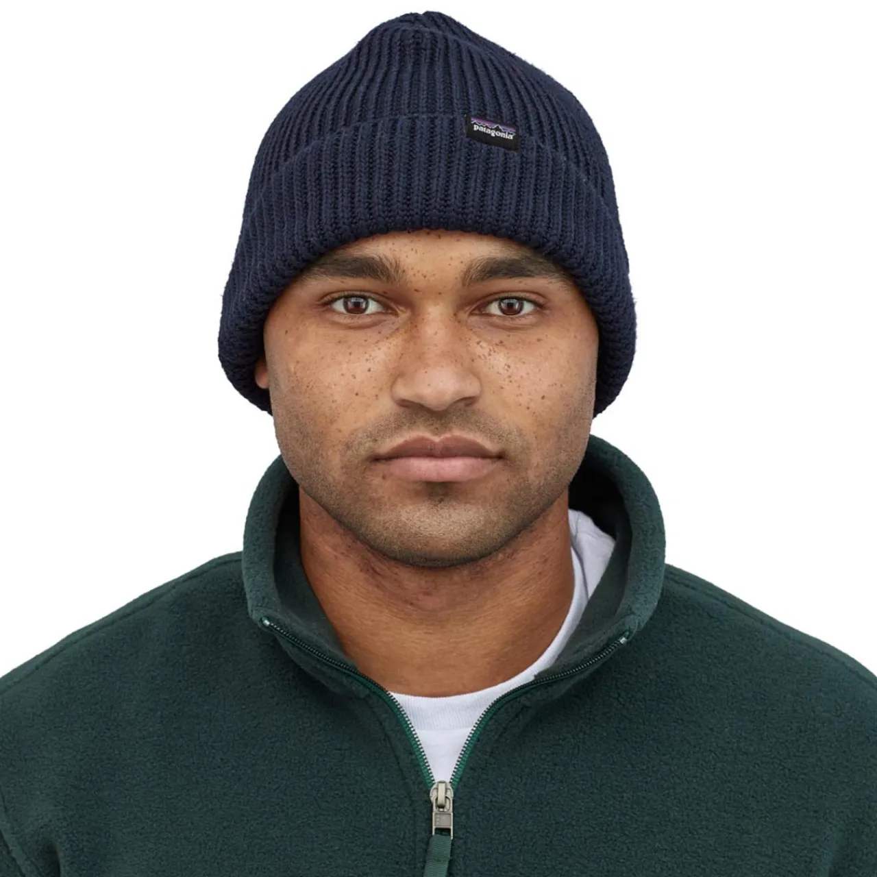 Buff Fishermans Rolled Beanie