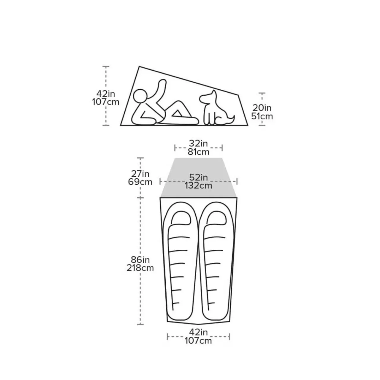 Big Agnes Fly Creek HV UL2 Solution Dye Bikepacking Tent