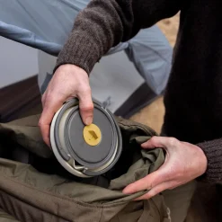 Sea to Summit Frontier UL Collapsible Kettle Cook Set - [3 Piece] 1.1L Kettle, Cup & Bowl