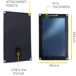 Sunslice Fusion Flex 6 Portable Solar Power Panel