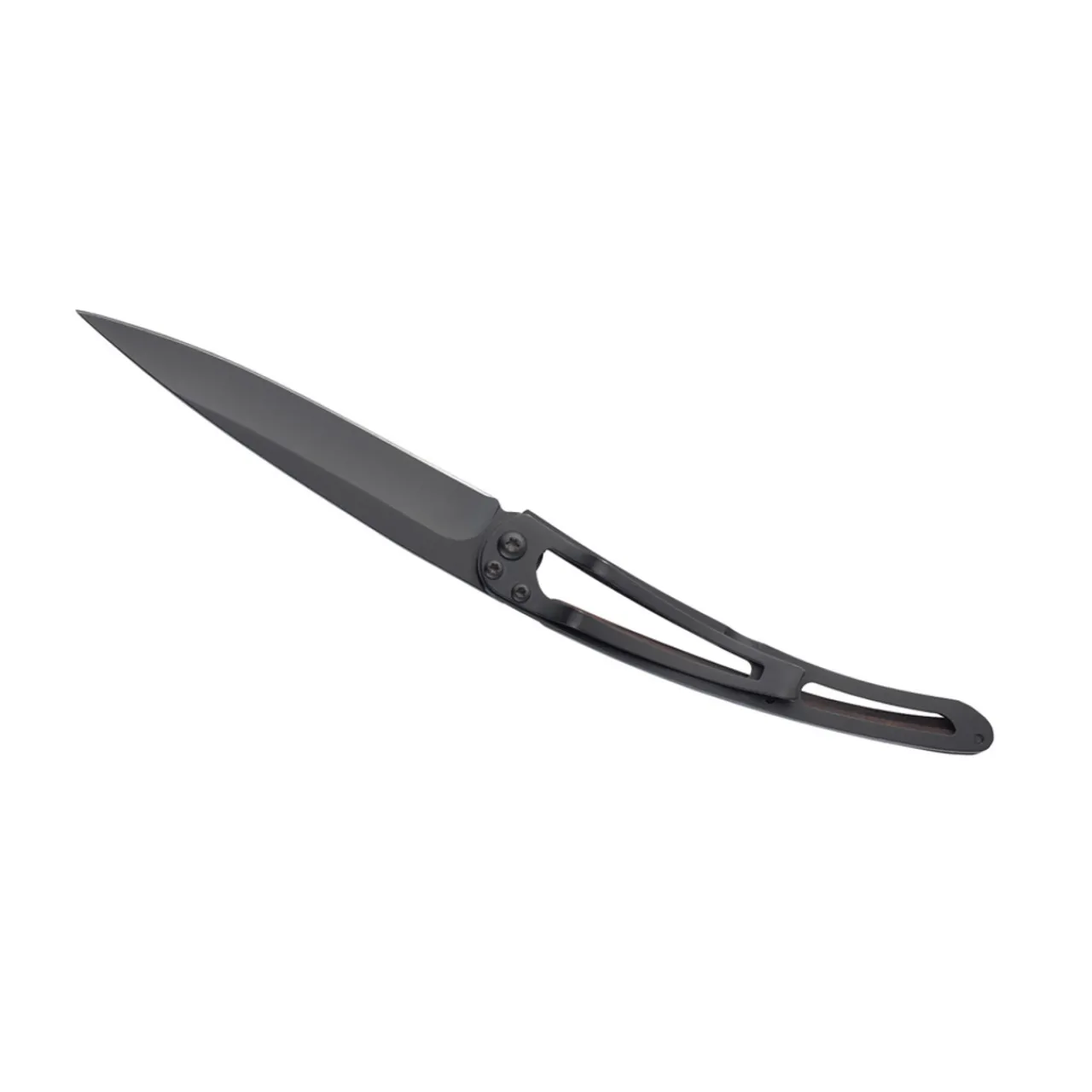 Deejo 37g Knife - Black/Ebony Wood