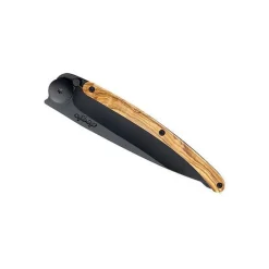 Deejo 27g Knife - Black/Olive Wood