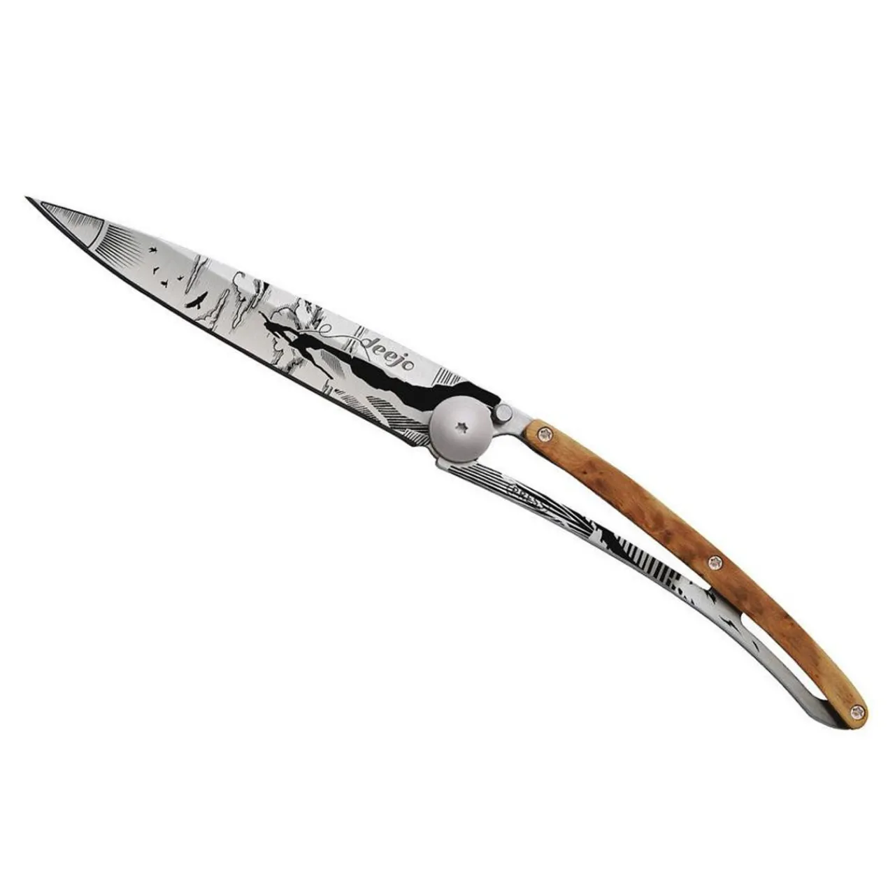 Deejo 37g Knife - Juniper/Climb