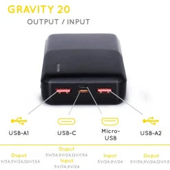 Nitecore Gravity 20 Fast Portable Power Bank