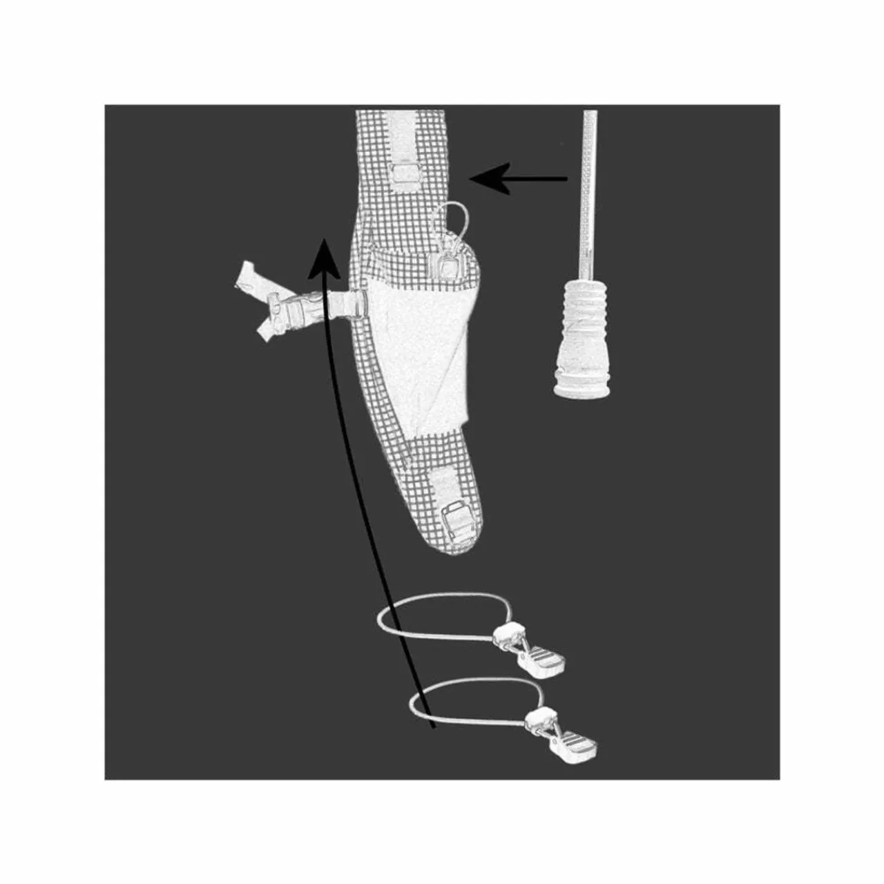 EuroSchirm Hands Free Umbrella Kit