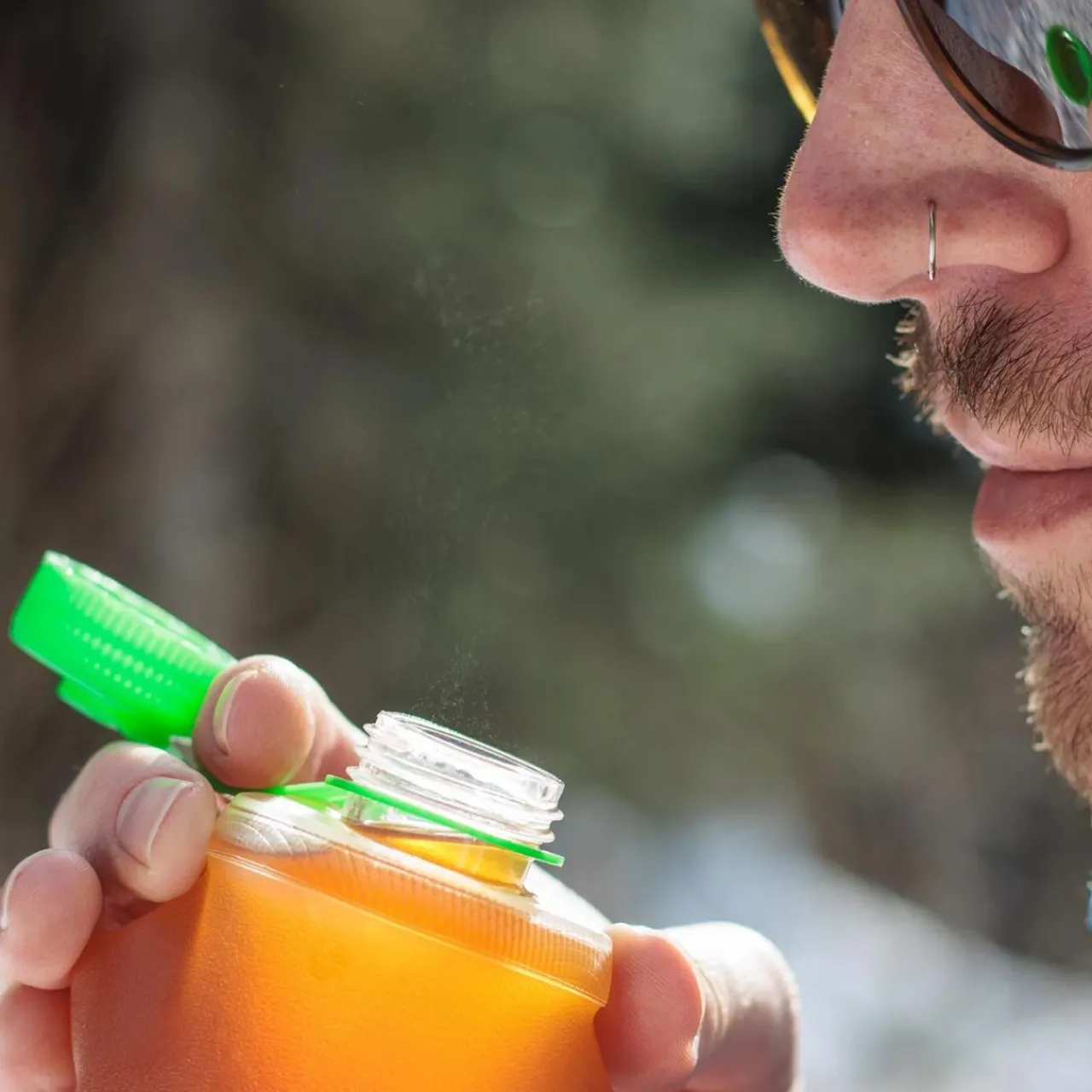 CNOC Outdoors HydriamX 350ml Collapsible Flask - 28mm