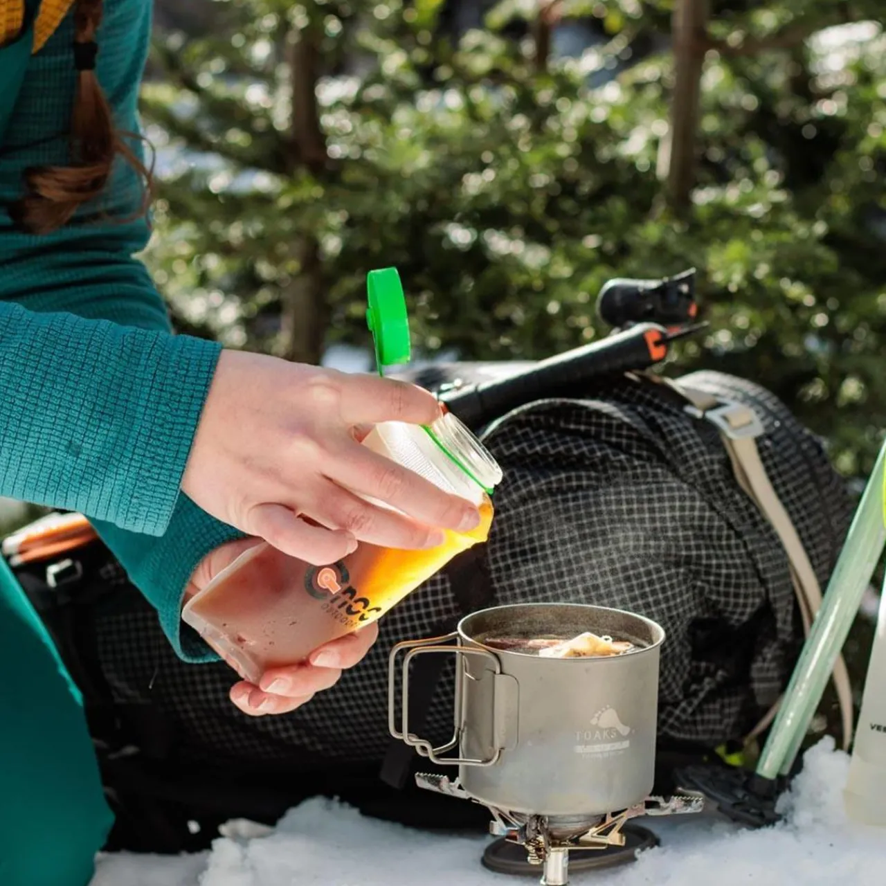 CNOC Outdoors HydriamX 500ml Collapsible Flask - 42mm