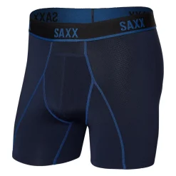 SAXX Kinetic Light-Compression Mesh Boxer Brief - Past Season Colours