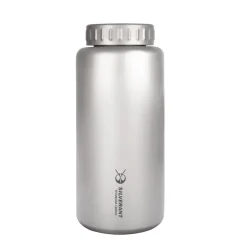 SilverAnt Large Titanium Water Bottle 1200ml - Wide Mouth