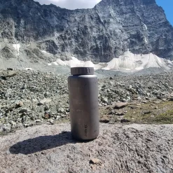 SilverAnt Large Titanium Water Bottle 1200ml - Wide Mouth