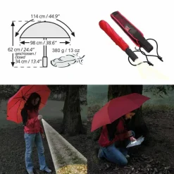 EuroSchirm Light Trek Automatic Flashlite Umbrella