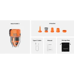 Flextail Max Pump 3 - High Speed 2-in-1 Rechargeable Air Pump