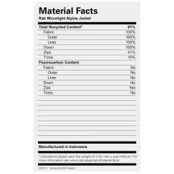 Rab Microlight Alpine Down Jacket