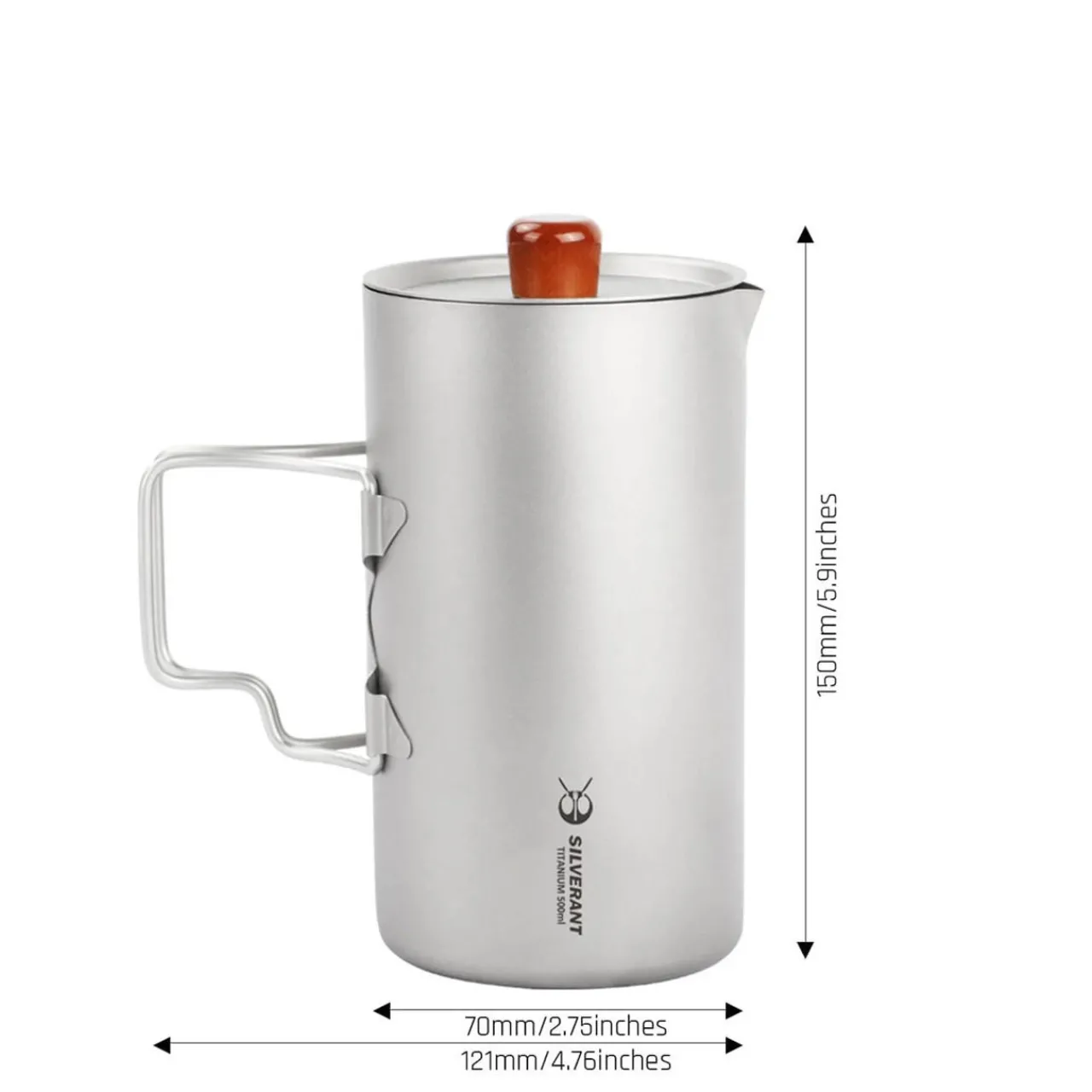 Jetboil 500ml Titanium Coffee French Press