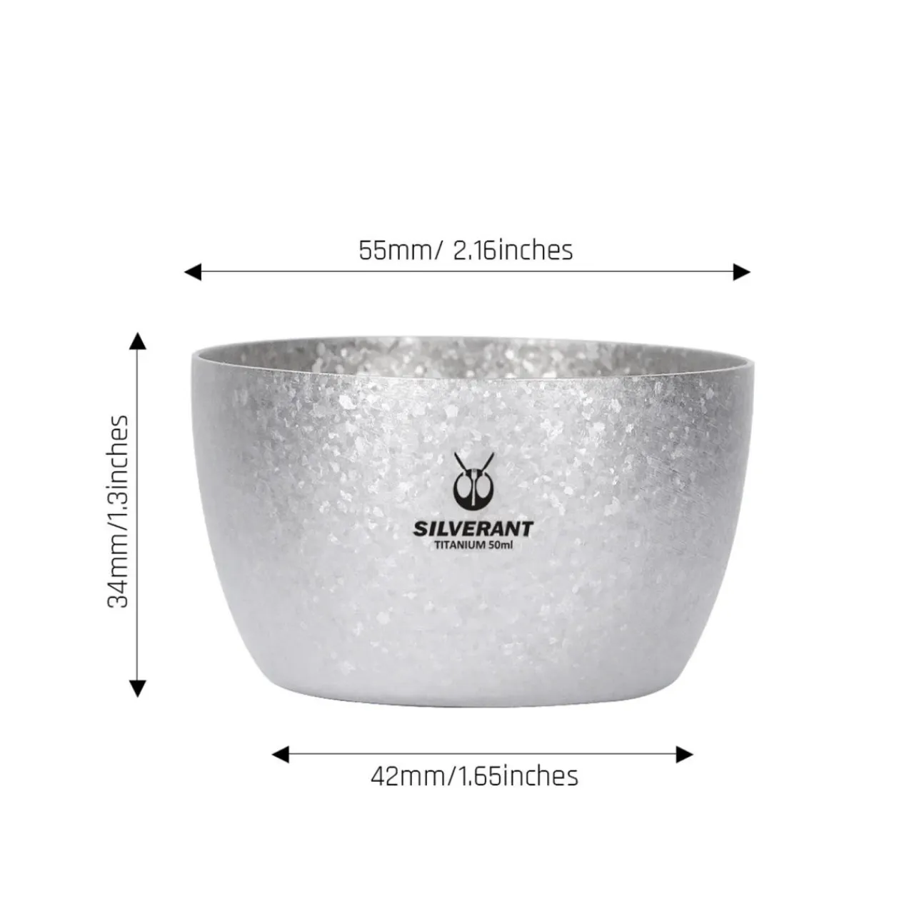 TOAKS 50ml Titanium Shot Glass